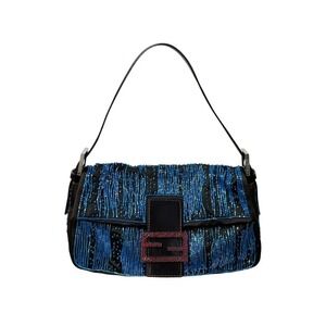 FENDI Mamma Bucket One Shoulder Hobo bag beads